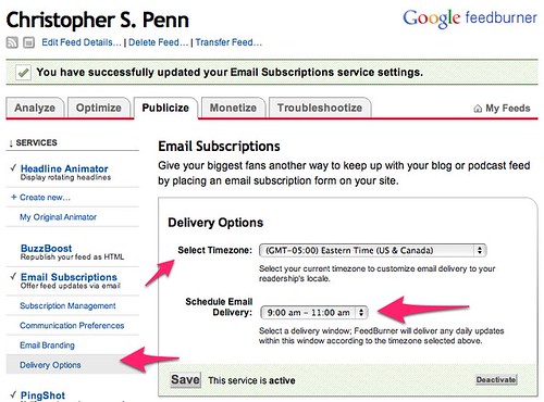 Publicize :: Email Subscriptions