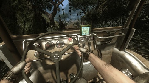 Driving my vehicle in the jungle