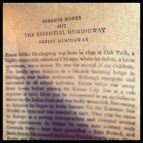 Jag har äntligen vunnit över Hemingway!!!!