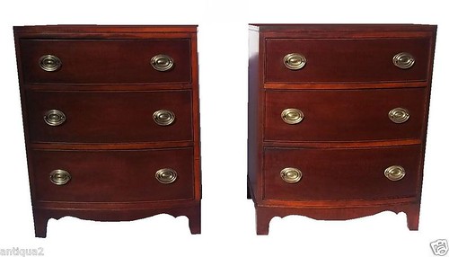 Georgian bow front chests commodes Ebay
