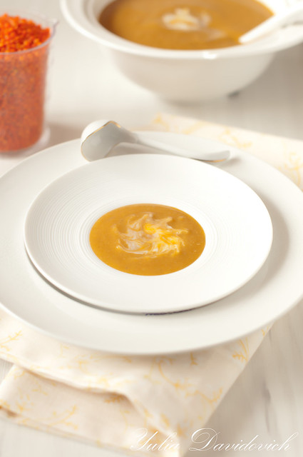 Суп из красной чечевицы и диетическая морковная запеканка Red Lentil Soup