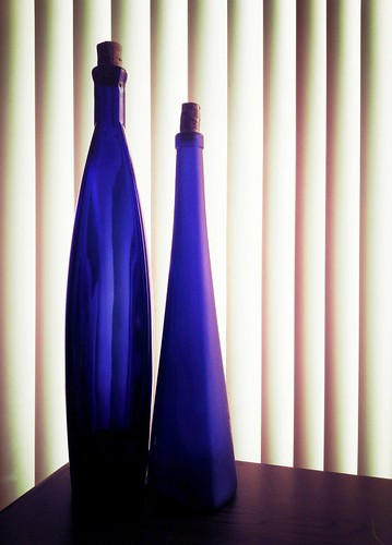60/365- Blue Bottles by elineart