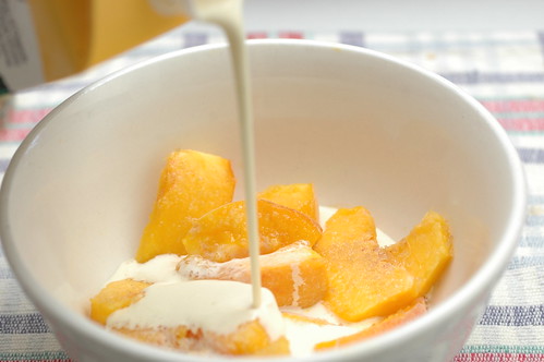 The Transformative Power of A Real Peach  ( and a little heavy whipping cream ).