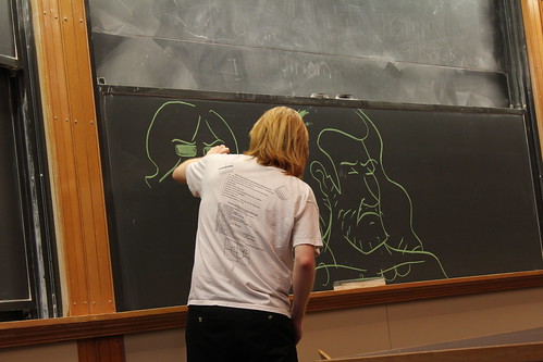 Professor Weinersmith draws a diagram