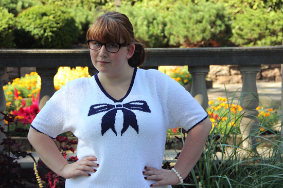 blog lovelymissmegs megan wardrobe project outfit ootd thrift glee nerd