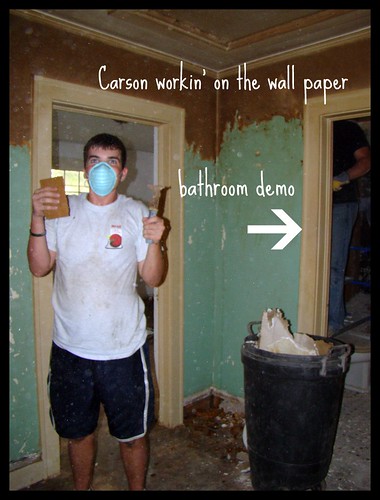 Carson scraping wallpaper