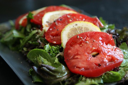 Heirloom Tomato and Lemon Salad