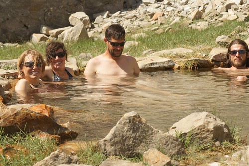 A dip in the hot springs