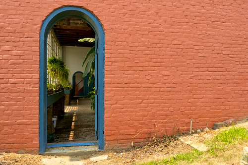 Zoar Ohio Harvest Festival 2011:  Greenhouse door.