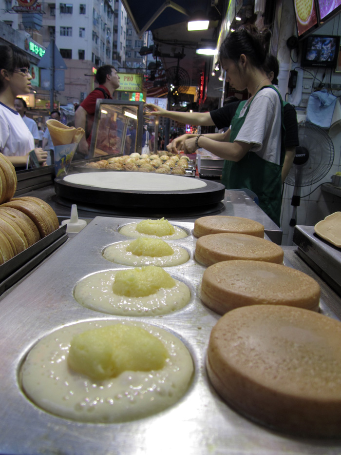 Hong Kong Street Food - Cream Filled Pancakes