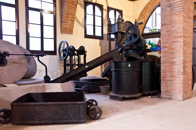 Maquinaria en el museo agr�cola de Cambrils