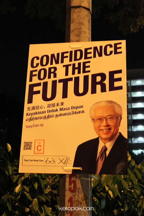 Singapore Presidential Election Campaign - Tony Tan