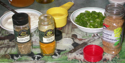 Yogourt Curry Ingredients
