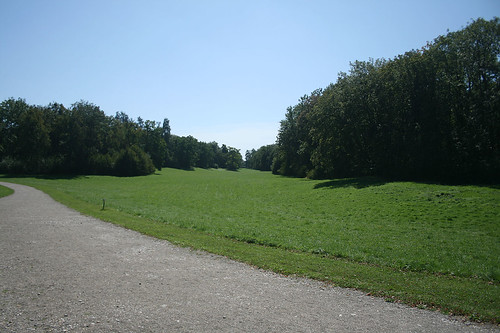 Sichtachse südlich Badenburg - Schlosspark Nymphenburg