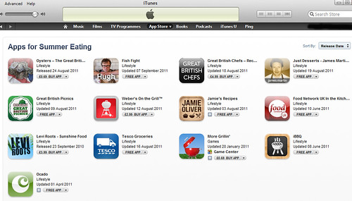 Great British Chefs in iTunes Apps for Summer Eating