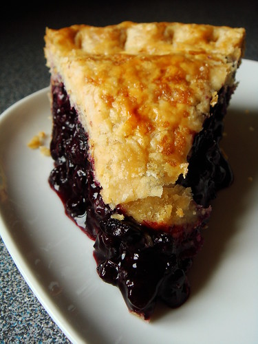 Perfect Slice Of Wild Blueberry Pie