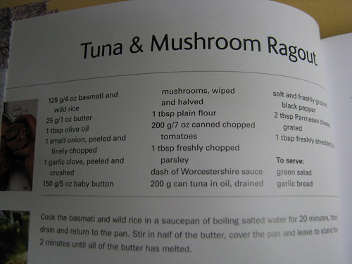Tuna and Mushroom Ragout from Cooking for Two