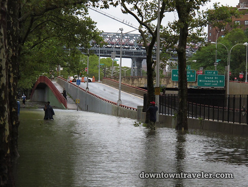 Aftermath of Hurricane Irene in NYC_Flood in East River Park 3