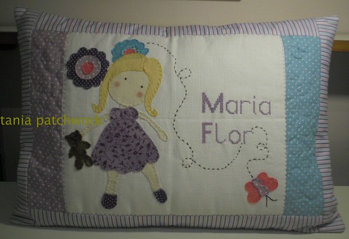 Travesseiro  Almofada Bebê  by tania patchwork