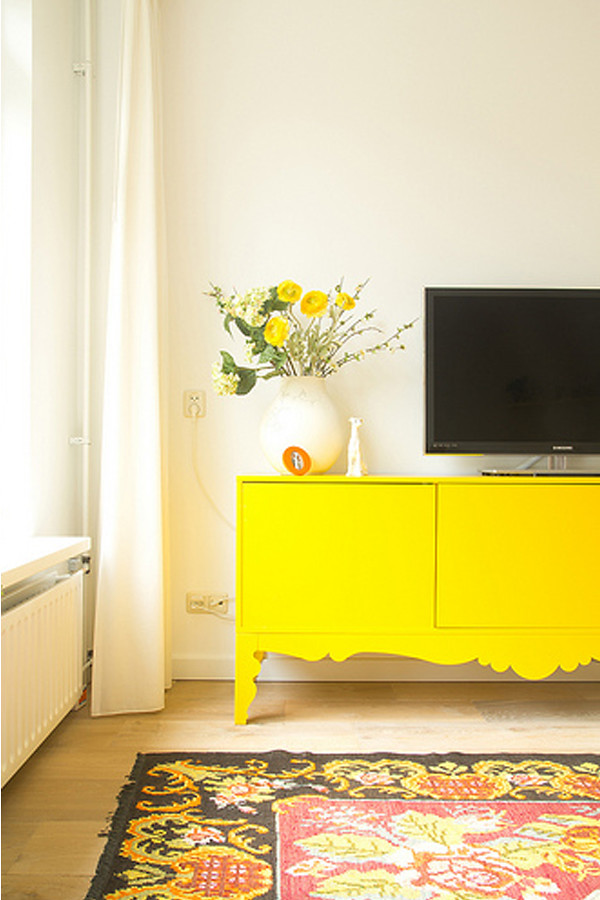 Yellow Ikea Sideboard