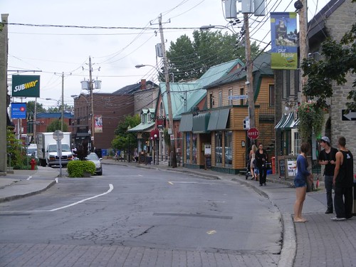 Downtown village street