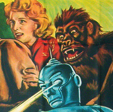THE MONSTER AND THE APE 3 sheet detail