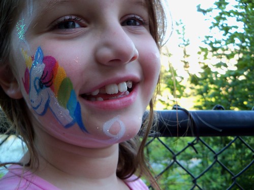 Unicorn Face Painting by bambella