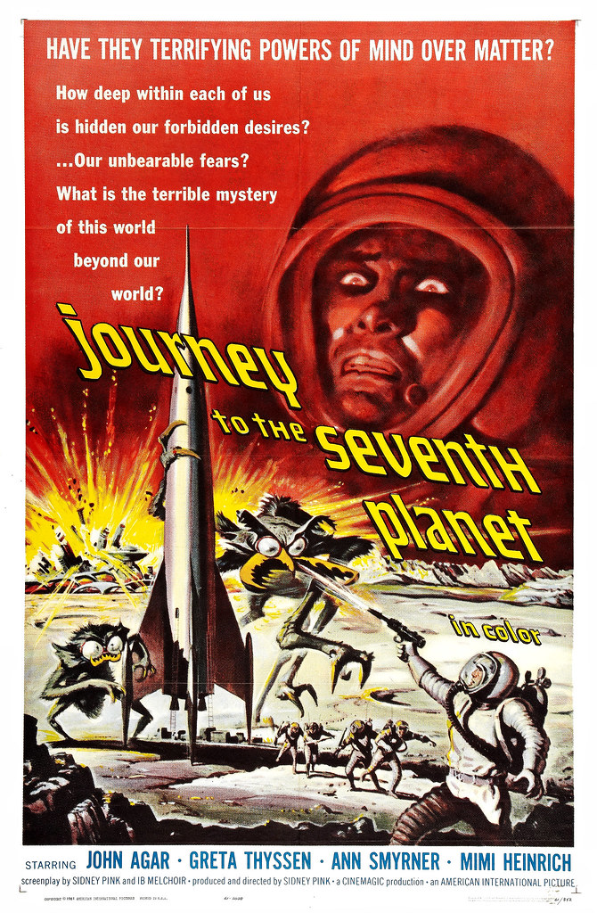Journey to the Seventh Planet (American International, 1961) One Sheet