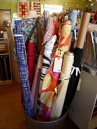 silk and other fine fabrics at Bolt