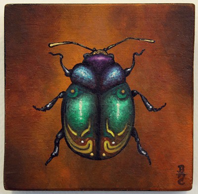 Small Beetle Painting