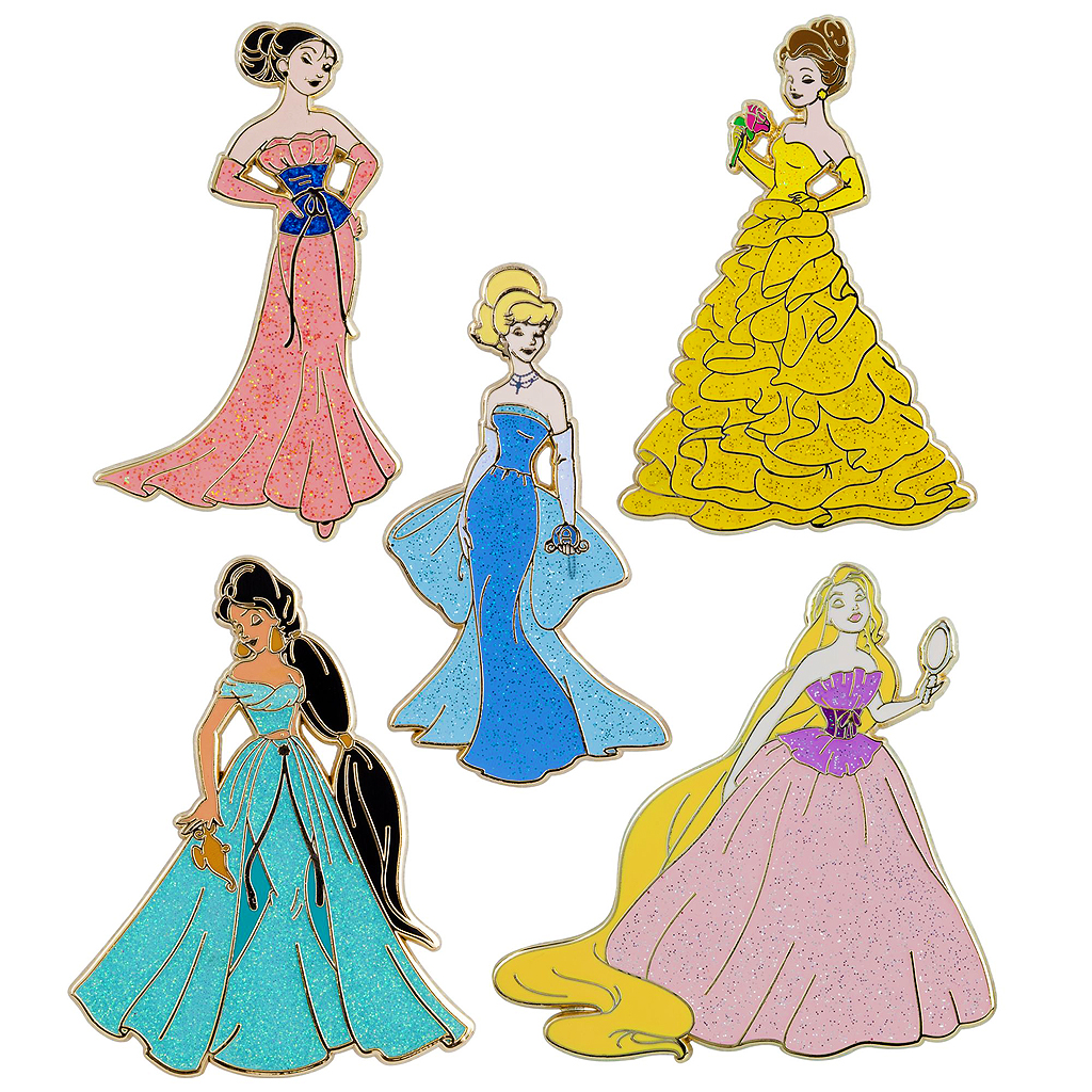 Disney Princess Designer Doll Collection Pins (2)