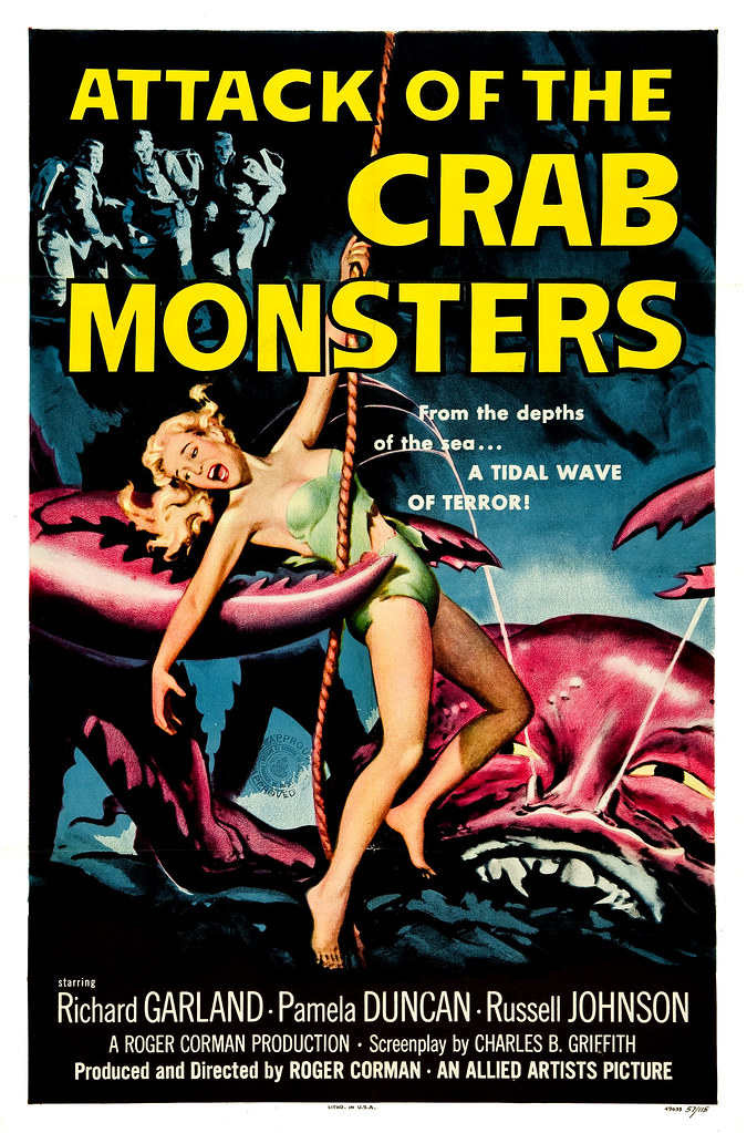 Albert Kallis - Attack of the Crab Monsters (Allied Artists, 1957) One Sheet
