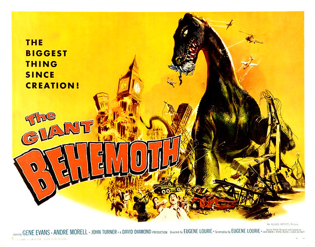Albert Kallis - The Giant Behemoth (Allied Artists, 1959) Half Sheet