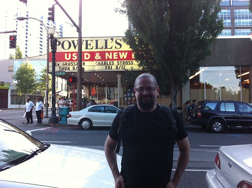 Charlie Stross at Powell's in Portland