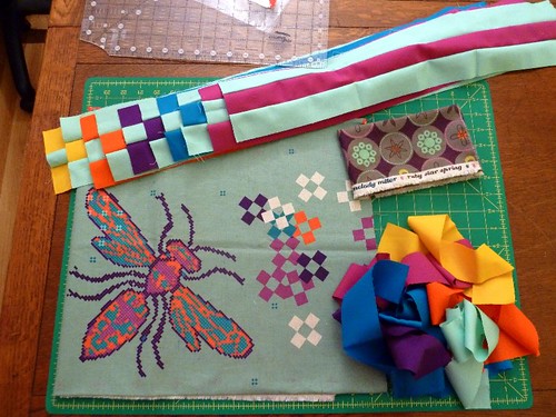 Ruby Star Spring - I feel a Quilt Coming On by Sarah @ pingsandneedles