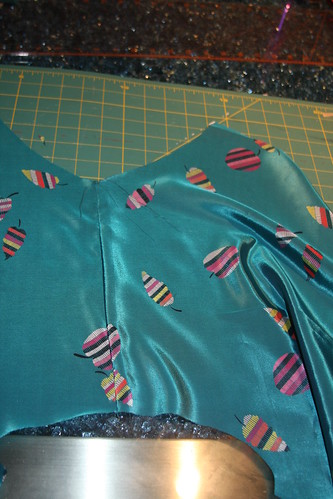 French seam finished