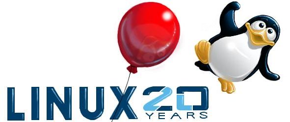 Felicitación del cumpleaños de Linux
