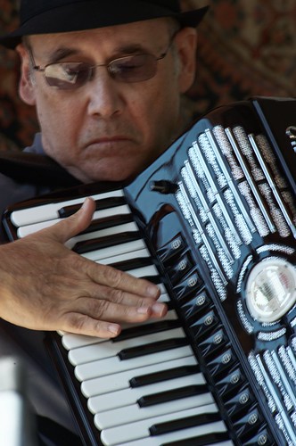 Guy Klucevsek and his accordion at Cotati - 6109193815_6817120a6e
