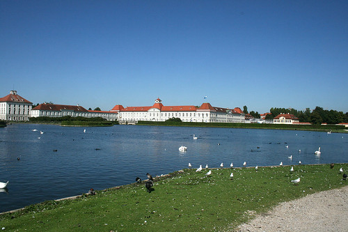 Blick auf den Nordflügel - Schloß Nymphenburg