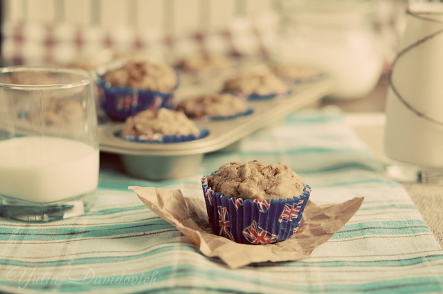 Деревенские ржаные маффины Muffins with rye flour