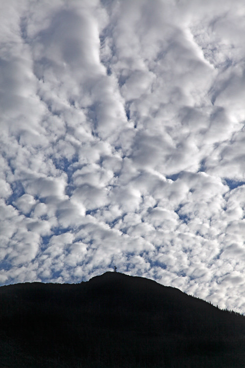 clouds over Kasaan Mountain, Kasaan, Alaska