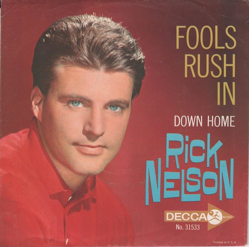 Rick Nelson Picture Sleeve