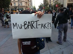 #muBARTak ? sign @opbart as police declare an unlawful protest & order all to sidewalk #opbart