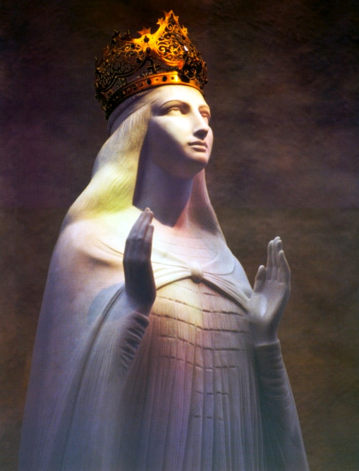 Imagen de la Virgen María como apareció