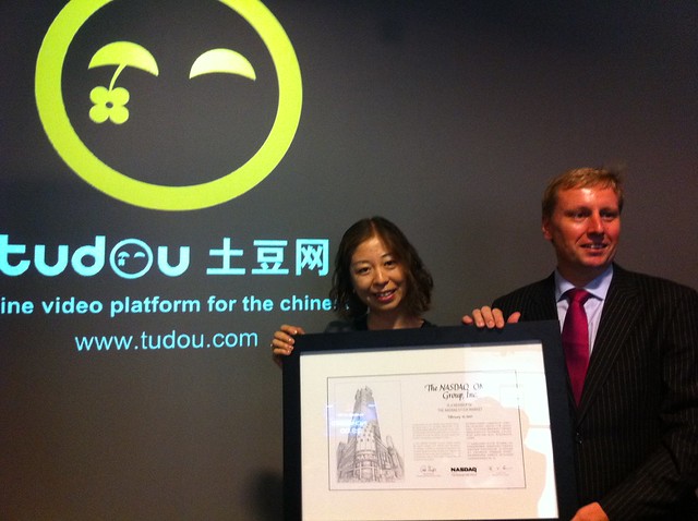 Grace and me with NASDAQ listing certificate