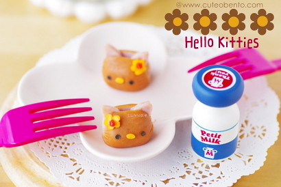 Hello Kitty Sausages by luckysundae
