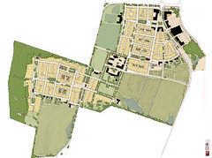 plan to convert the Clayhill farm to residential development (via Ranson Renewed presentation)