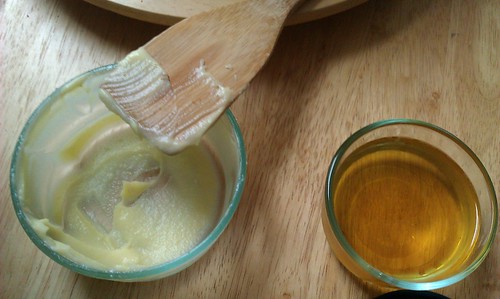 Lime mint curd and syrup