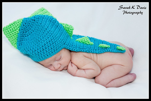 Logan in his Dino Hat