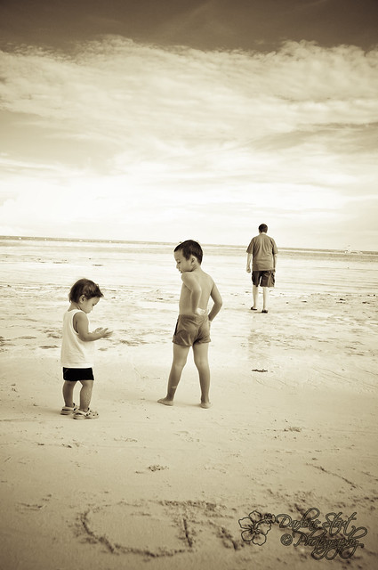 My boys in Panglao beach